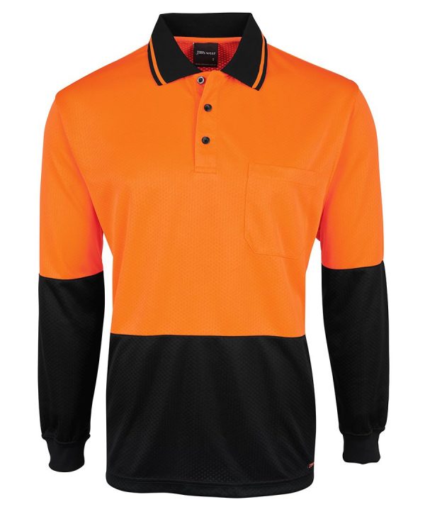 Hi Vis Long Sleeve Polo Shirt Hi Vis Long Sleeve Polo Shirt
