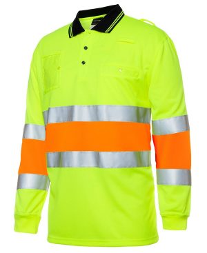 Hi Vis Long Sleeve Polo Shirt Hi Vis Long Sleeve Polo Shirt
