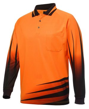 Hi Vis Long Sleeve Polo Shirt Hi Vis Long Sleeve Polo Shirt