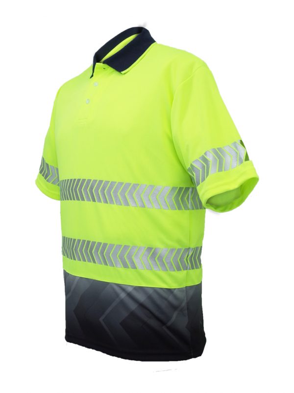 Unisex Hi-Vis S/S Reflective Polo Unisex Hi-Vis S/S Reflective Polo
