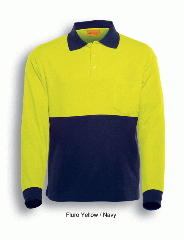Unisex Hi-Vis Polo L/S Unisex Hi-Vis Polo L/S