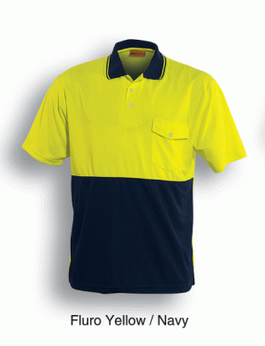 Unisex Hi-Vis Polo S/S Unisex Hi-Vis Polo S/S