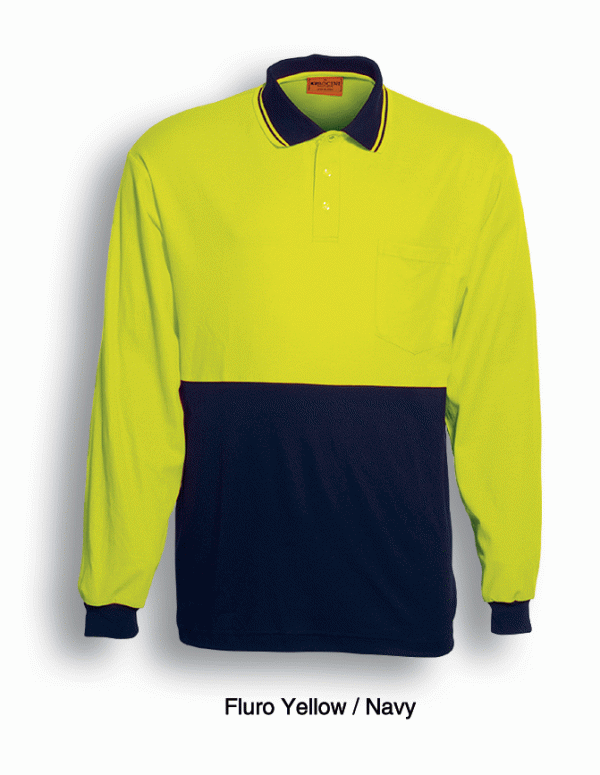 Unisex Hi-Vis Polo L/S Unisex Hi-Vis Polo L/S