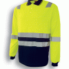 Unisex Hi-Vis Back Polo With Reflective Tape Unisex Hi-Vis Back Polo With Reflective Tape