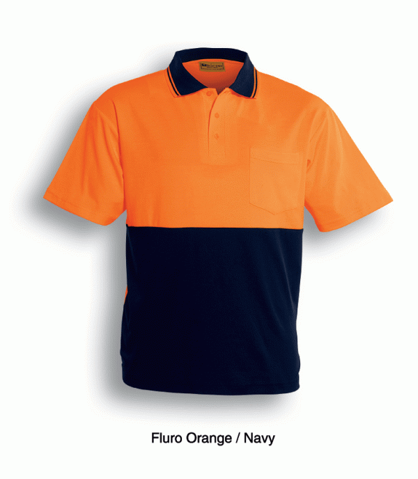 Unisex Hi-Vis Polo S/S Unisex Hi-Vis Polo S/S
