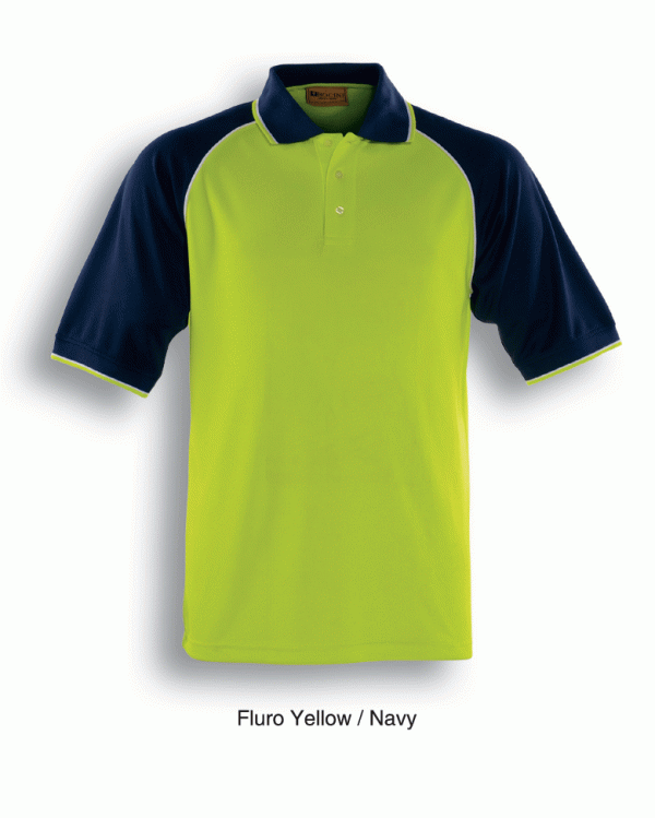 Unisex Hi-Vis Raglan Sleeve Polo Unisex Hi-Vis Raglan Sleeve Polo