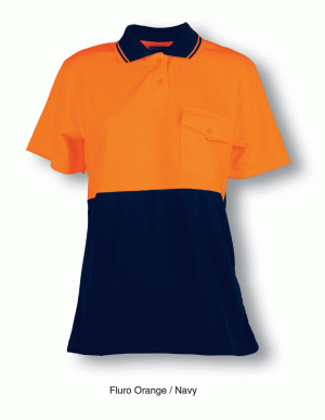 Ladies Hi-Vis S/S Polo Ladies Hi-Vis S/S Polo