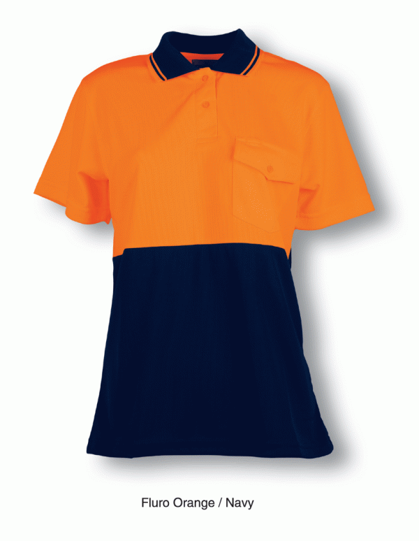Ladies Hi-Vis S/S Polo Ladies Hi-Vis S/S Polo