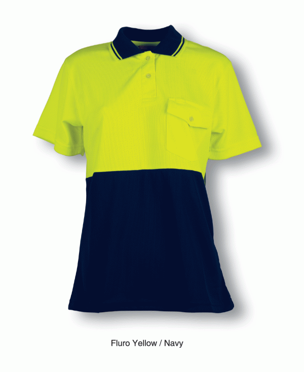 Ladies Hi-Vis S/S Polo Ladies Hi-Vis S/S Polo