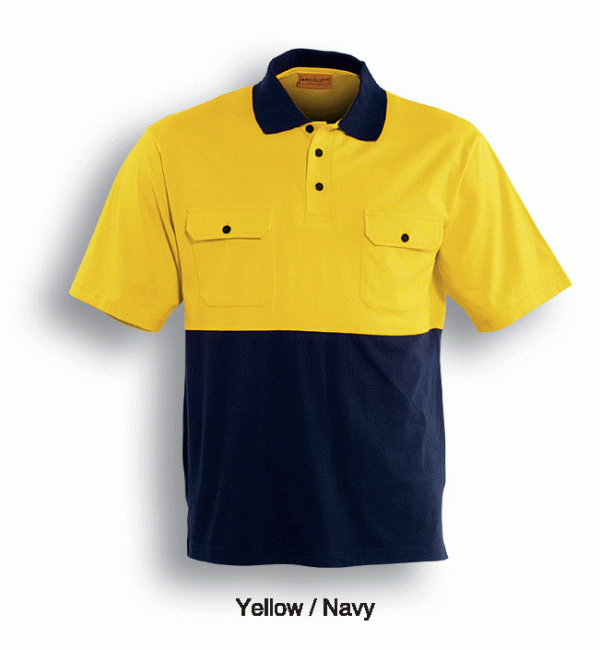 Unisex Hi-Vis Polo S/S Unisex Hi-Vis Polo S/S