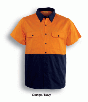 Unisex Hi-Vis Shirt S/S Unisex Hi-Vis Shirt S/S