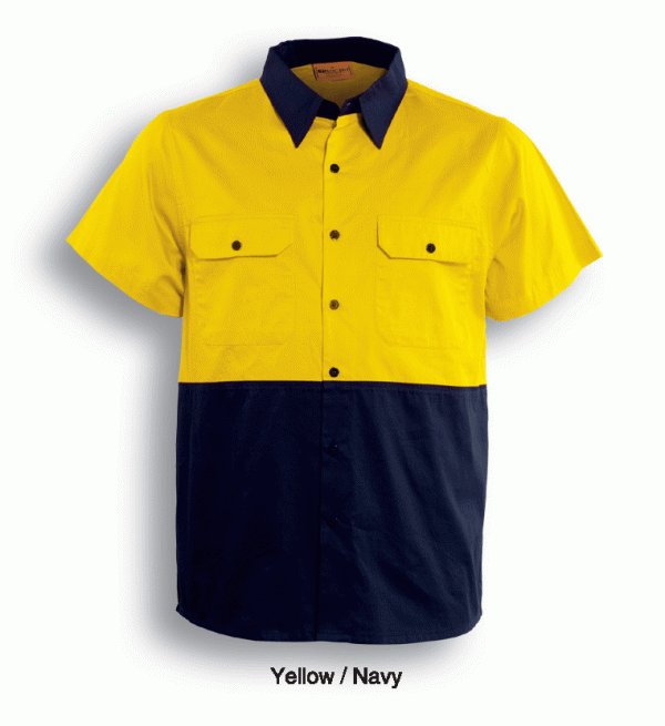 Unisex Hi-Vis Shirt S/S Unisex Hi-Vis Shirt S/S