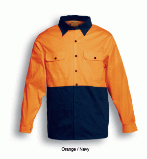 Unisex Hi-Vis Shirt L/S Unisex Hi-Vis Shirt L/S
