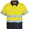 Unisex Hi-Vis S/S Shirt With Reflective Tape Unisex Hi-Vis S/S Shirt With Reflective Tape