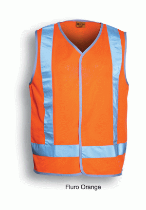 Unisex Hi-Vis Vest With Reflective Tape Unisex Hi-Vis Vest With Reflective Tape