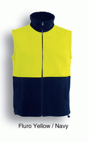 Unisex Hi-Vis Fleece Vest Unisex Hi-Vis Fleece Vest