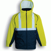 Unisex Hi-Vis Jacket With Reflective tape Unisex Hi-Vis Jacket With Reflective tape