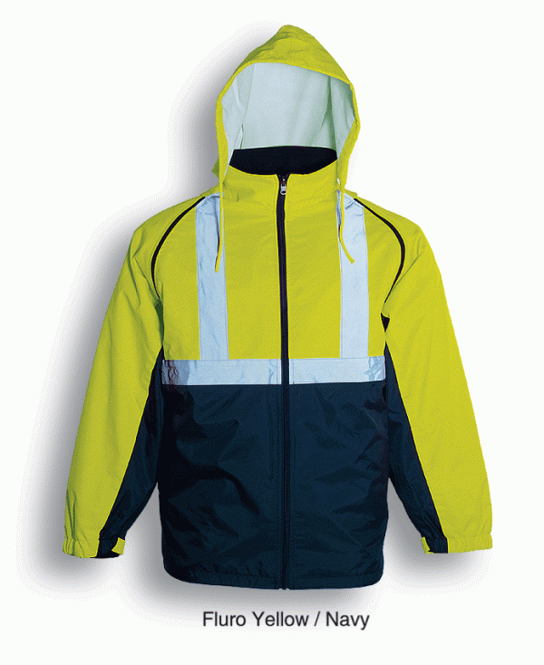 Unisex Hi-Vis Jacket With Reflective tape Unisex Hi-Vis Jacket With Reflective tape