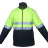Unisex Hi-Vis Jacket With Reflective Tape Unisex Hi-Vis Jacket With Reflective Tape
