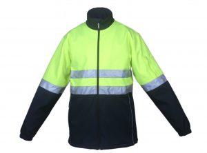 Unisex Hi-Vis Jacket With Reflective Tape Unisex Hi-Vis Jacket With Reflective Tape