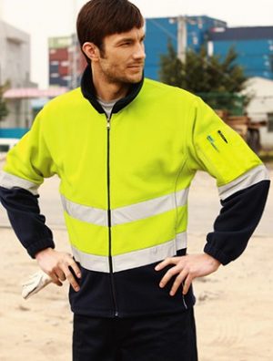 Unisex Hi-Vis Fleece With reflective tape Unisex Hi-Vis Fleece With reflective tape