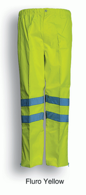 Unisex Hi-Vis Pants With Reflective Tape Unisex Hi-Vis Pants With Reflective Tape