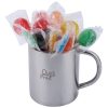 Assorted Colour Lollipops in Mug Assorted Colour Lollipops in Mug