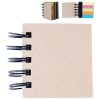 Notebook with Sticky Notes