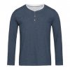 Men's Blended Long Sleeve Henley Men's Blended Long Sleeve Henley