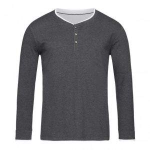 Men's Blended Long Sleeve Henley Men's Blended Long Sleeve Henley