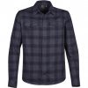 Men's Long Sleeve Snap Button