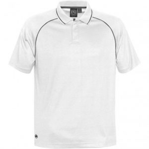 Men's Sports Polo with Slit Side Hem