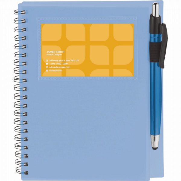 Spiral Notebook with Pen Stylus Spiral Notebook with Pen Stylus