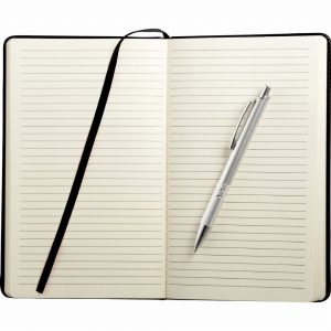 Bound Notebook with Pen Bound Notebook with Pen