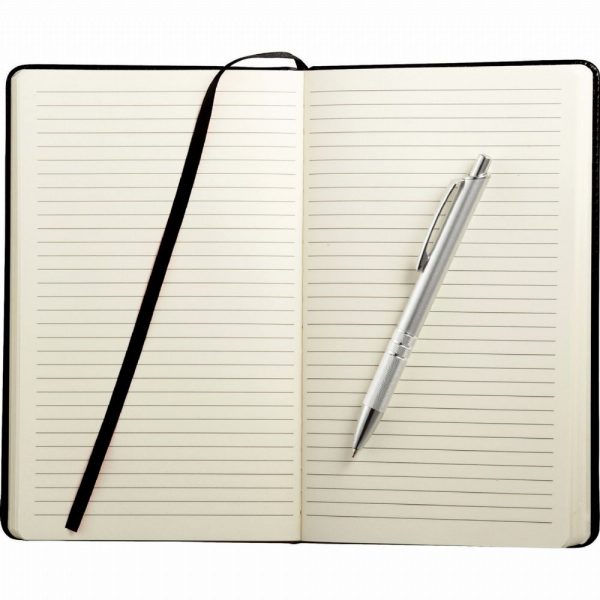 Bound Notebook with Pen Bound Notebook with Pen