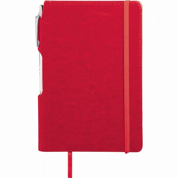 Bound Notebook with Pen Bound Notebook with Pen