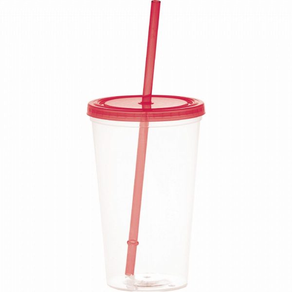 Plastic Tumbler with Straw Plastic Tumbler with Straw