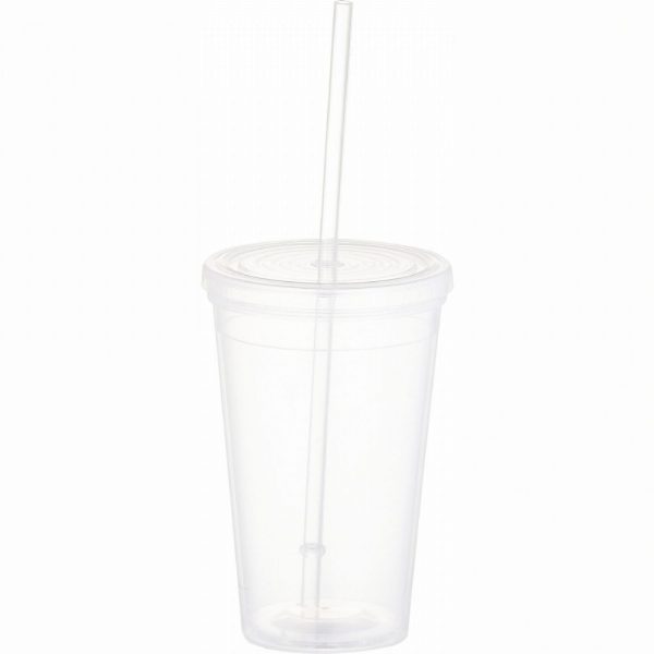 Plastic Tumbler with Straw Plastic Tumbler with Straw