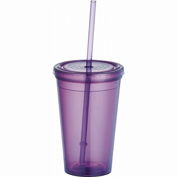 Plastic Tumbler with Straw Plastic Tumbler with Straw
