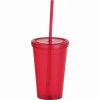 Plastic Tumbler with Straw Plastic Tumbler with Straw