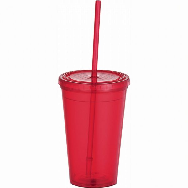 Plastic Tumbler with Straw Plastic Tumbler with Straw