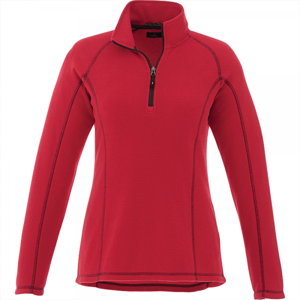 Ladies Half Zip Polyfleece Jacket