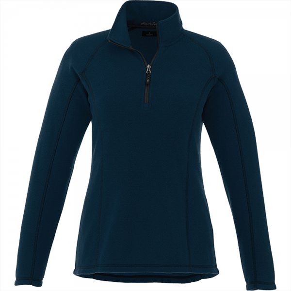 Ladies Half Zip Polyfleece Jacket