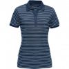 Women's Striped Polo