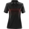 Women's Polo with Line Graphic Women's Polo with Line Graphic