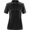 Women's Polo with Line Graphic Women's Polo with Line Graphic