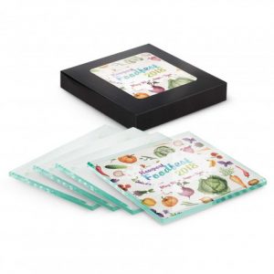 Glass Coaster Set