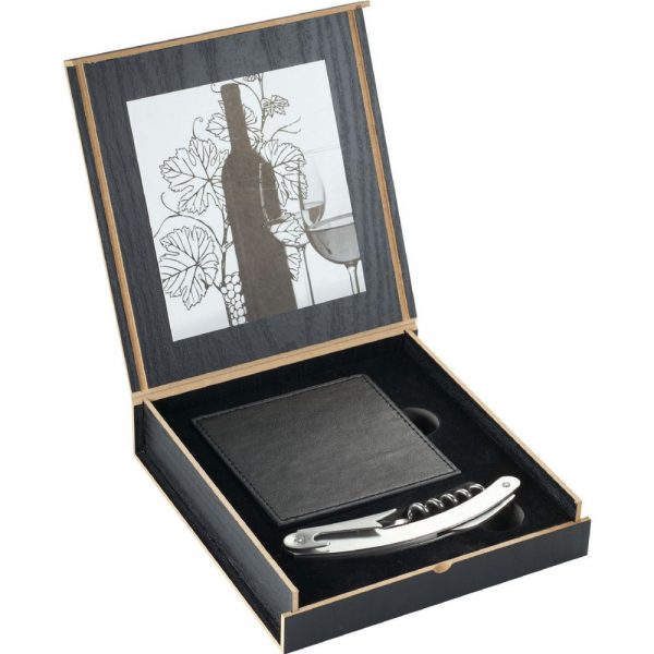 Coasters and Wine Opener Set Coasters and Wine Opener Set