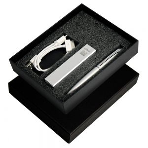 Gift Set with Charger, Cable & Pen Gift Set with Charger, Cable & Pen