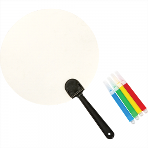 Colouring Paper Fan Set Colouring Paper Fan Set